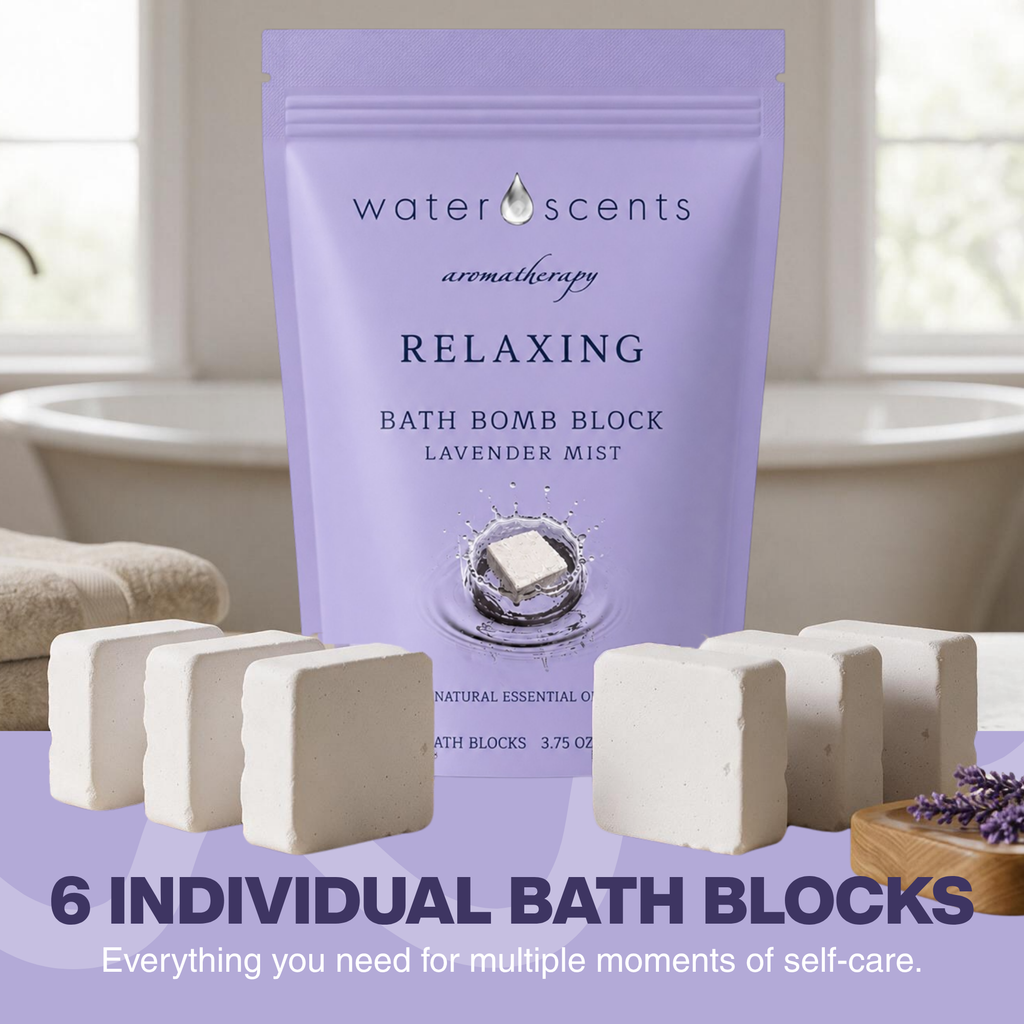 Lavender Mist Bath Bomb Block - Relaxing Aromatherapy