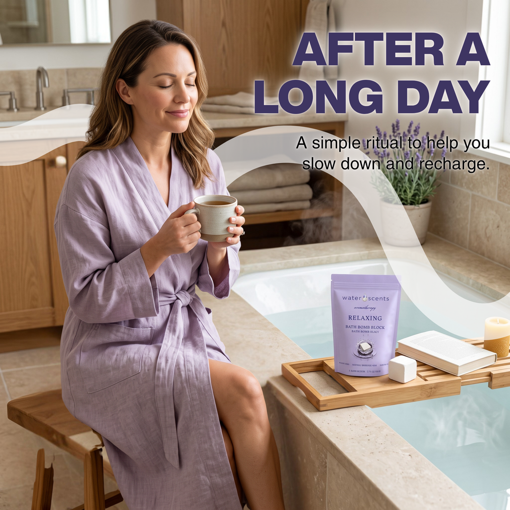 Lavender Mist Bath Bomb Block - Relaxing Aromatherapy