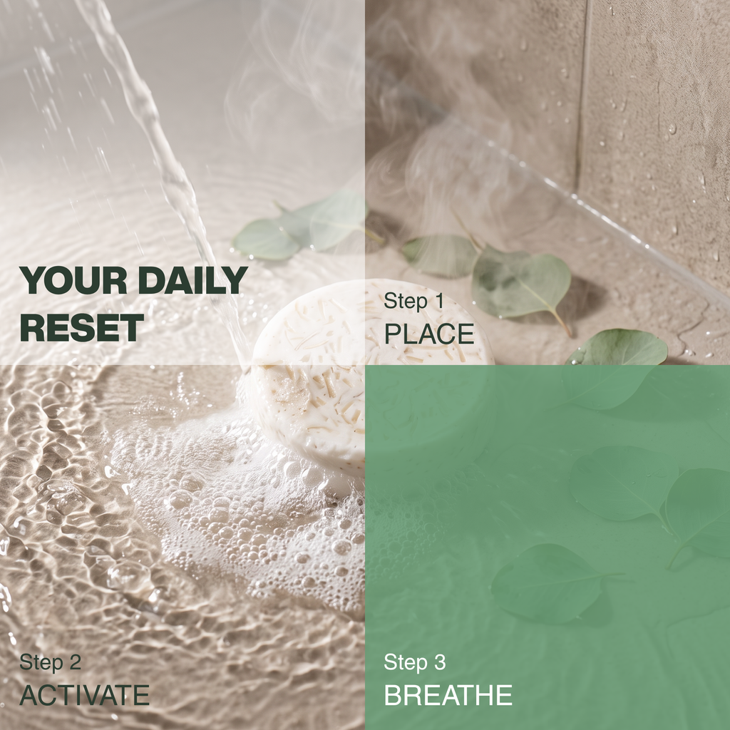 Eucalyptus Mint Shower Steamer - Aromatherapy Flower Fizzy