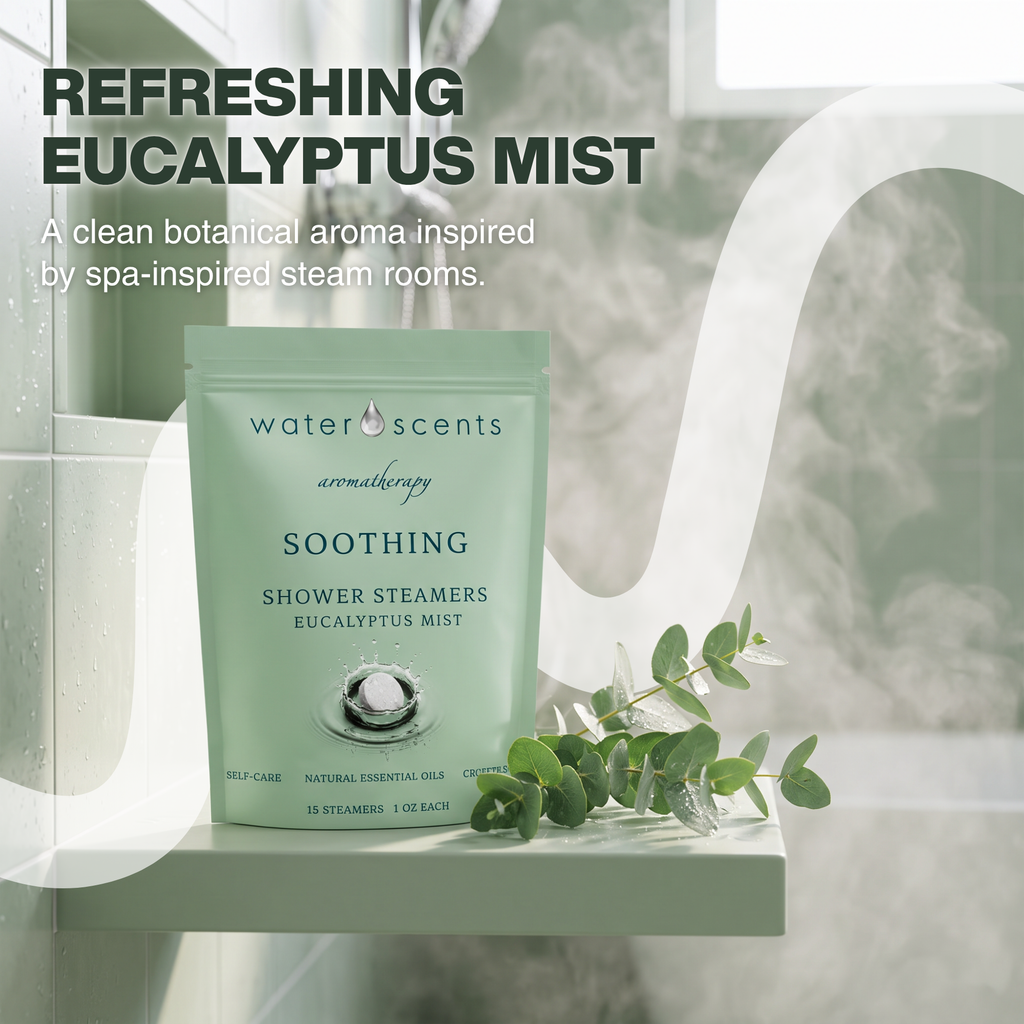 Eucalyptus Mint Shower Steamer - Aromatherapy Flower Fizzy