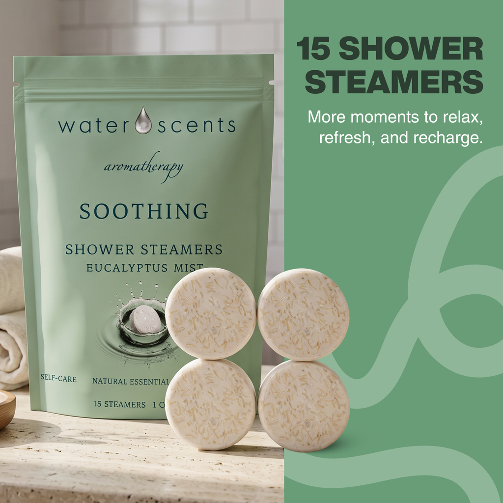 Eucalyptus Mint Shower Steamer - Aromatherapy Flower Fizzy