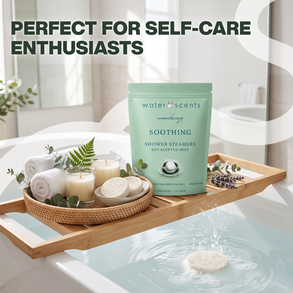 Eucalyptus Mint Shower Steamer - Aromatherapy Flower Fizzy