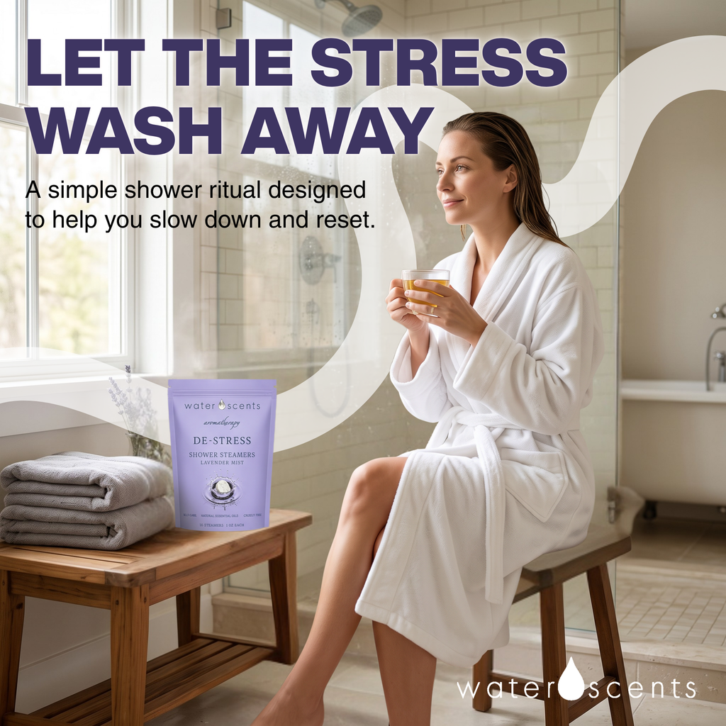 Lavender Mist Shower Steamer - Aromatherapy Flower Fizzy