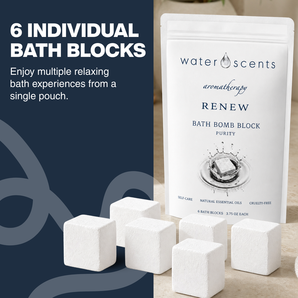 Purity Bath Bomb Block -  Aromatherapy Bath Soak