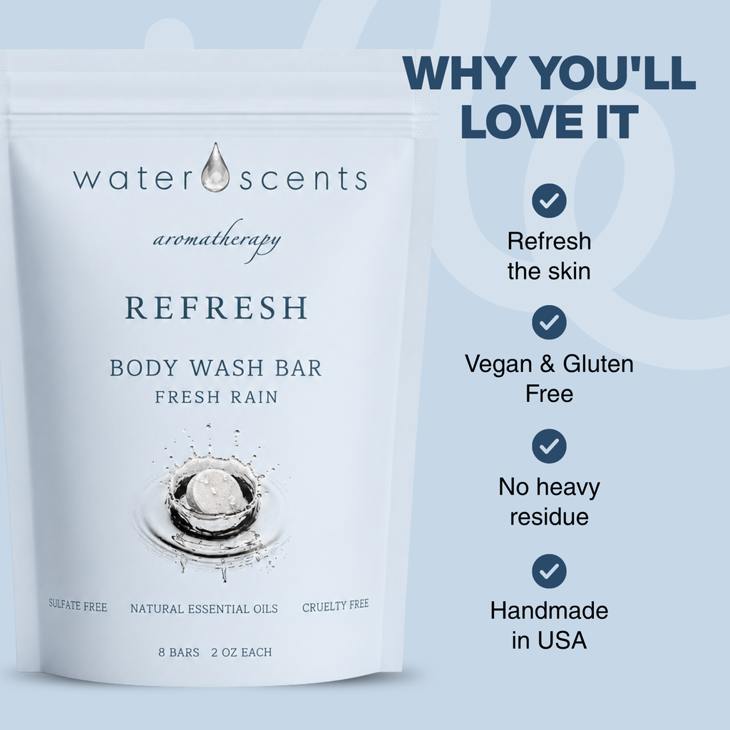 Fresh Rain Body Wash Bar - Solid Vegan Body Soap