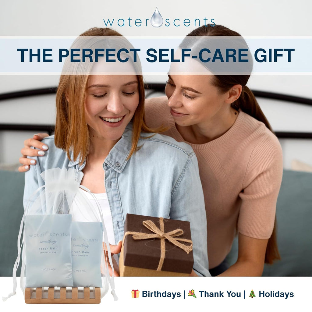 Fresh Rain Essentials Body Wash Bar and Shampoo Bar Set