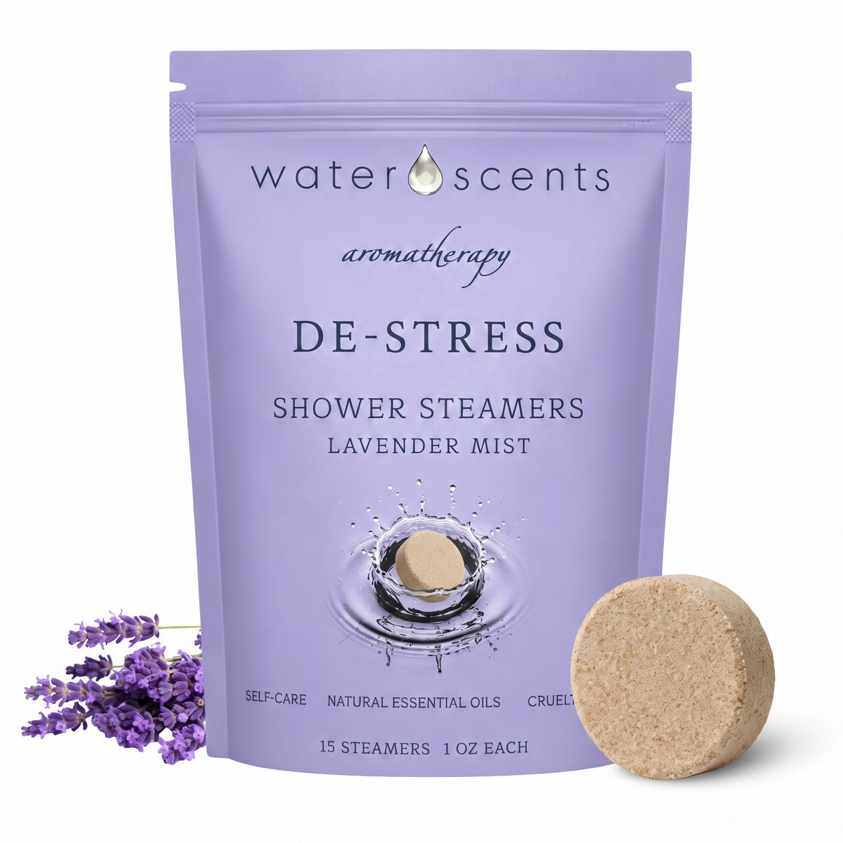 Lavender Mist Shower Steamer - Aromatherapy Fizzy